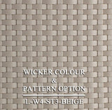 Luxox Bronze Wicker Pattern & Shade